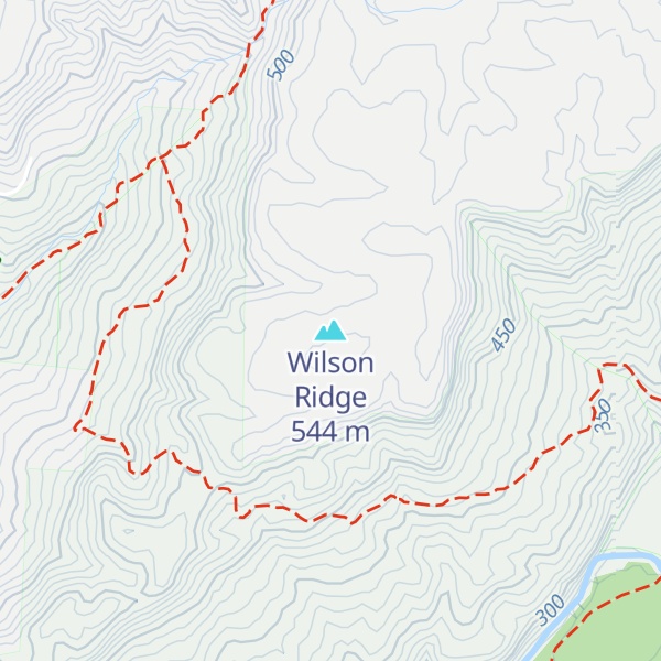 Map of Wilson Ridge