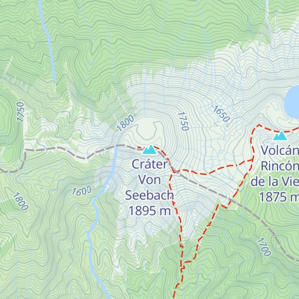 Map of Cráter Von Seebach
