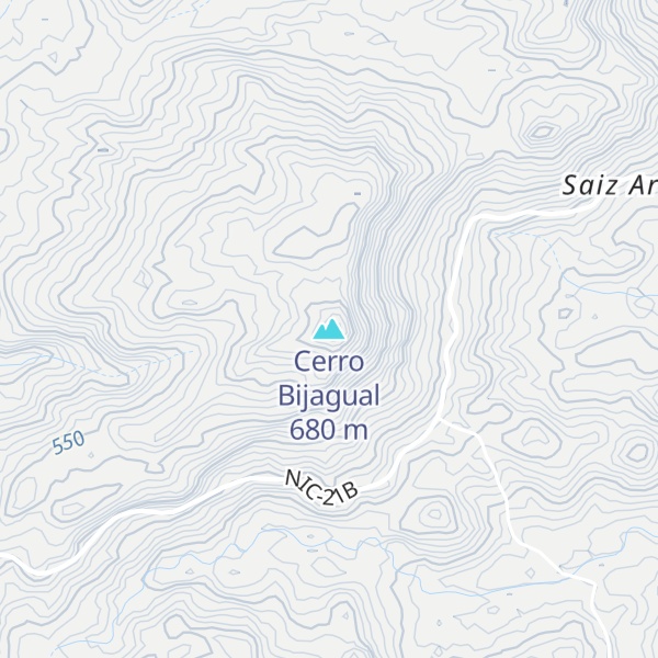 Map of Cerro Bijagual