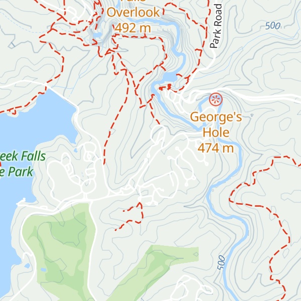 Map of Group Lodge - Turkey Pen Bunk
