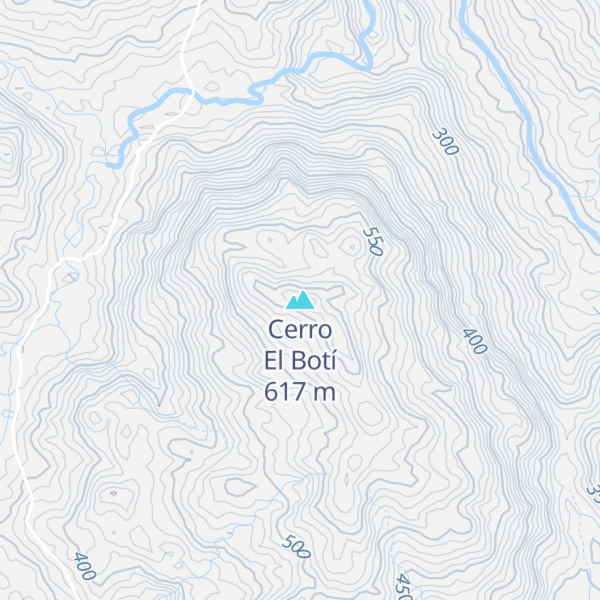 Map of Cerro El Botí