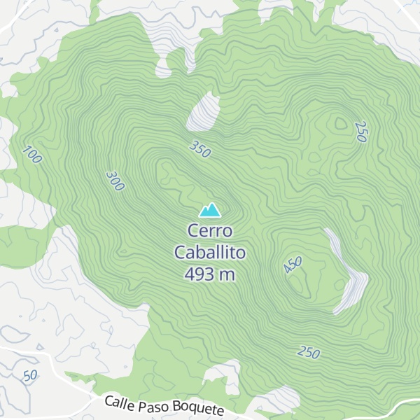 Map of Cerro Caballito