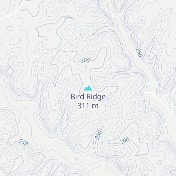 Map of Bird Ridge
