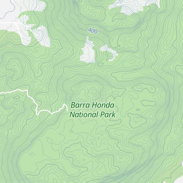 Map of Cerros Barra Honda