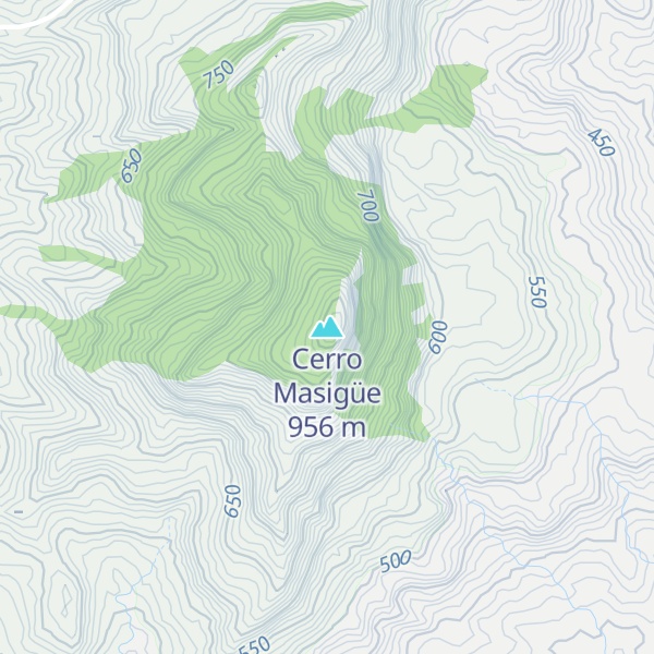 Map of Cerro Masigüe