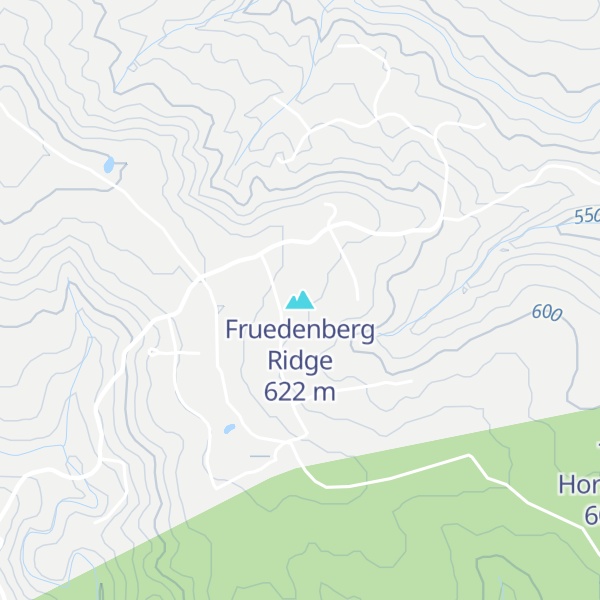Map of Fruedenberg Ridge