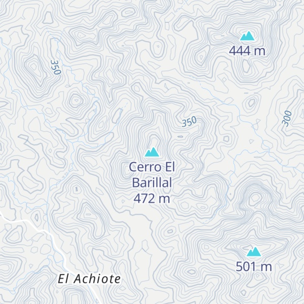 Map of Cerro El Barillal