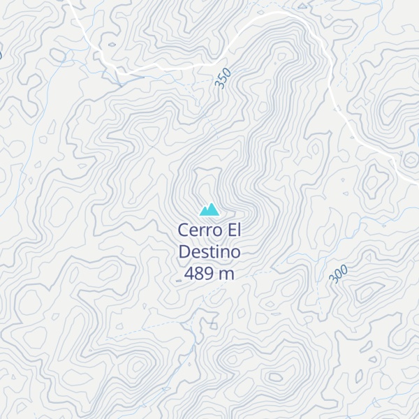 Map of Cerro El Destino