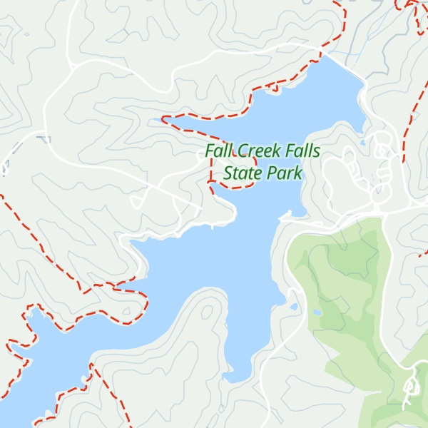 Map of Fall Creek Falls Lodge & Restaurant