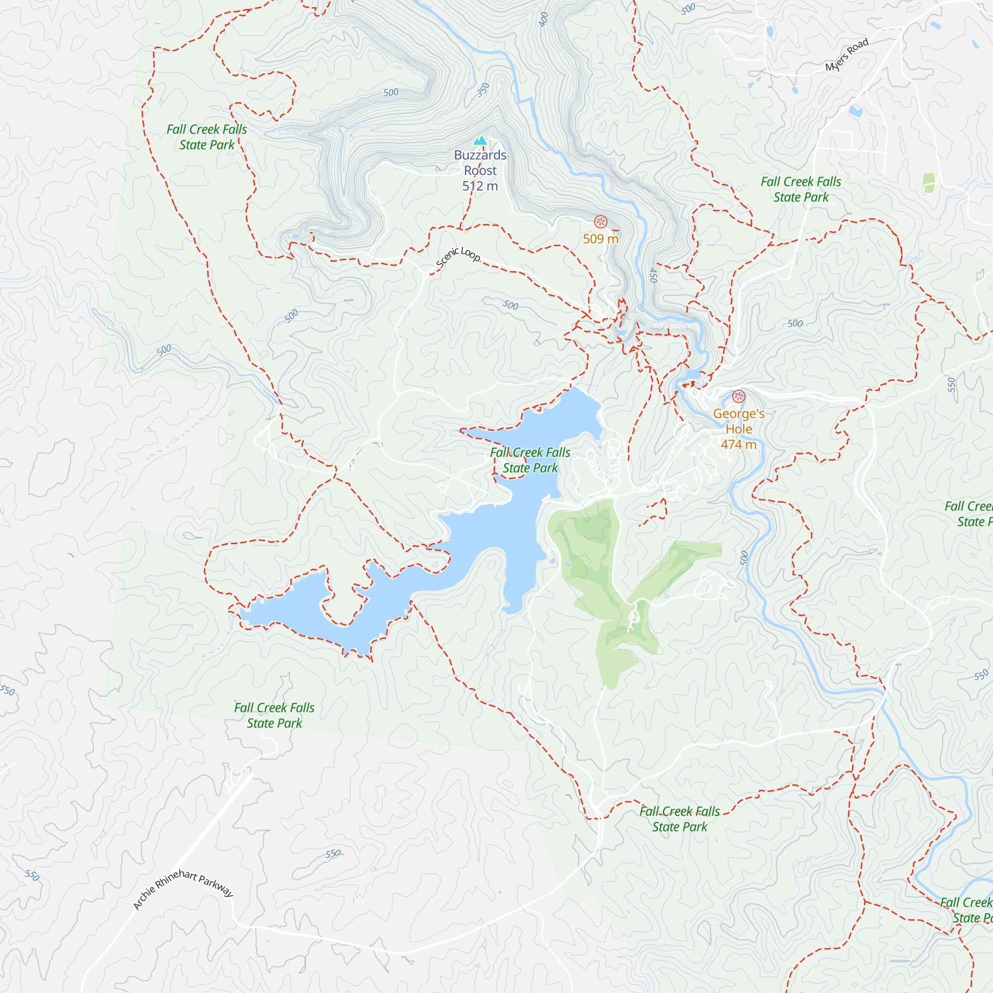 Fall Creek Falls Lodge & Restaurant map
