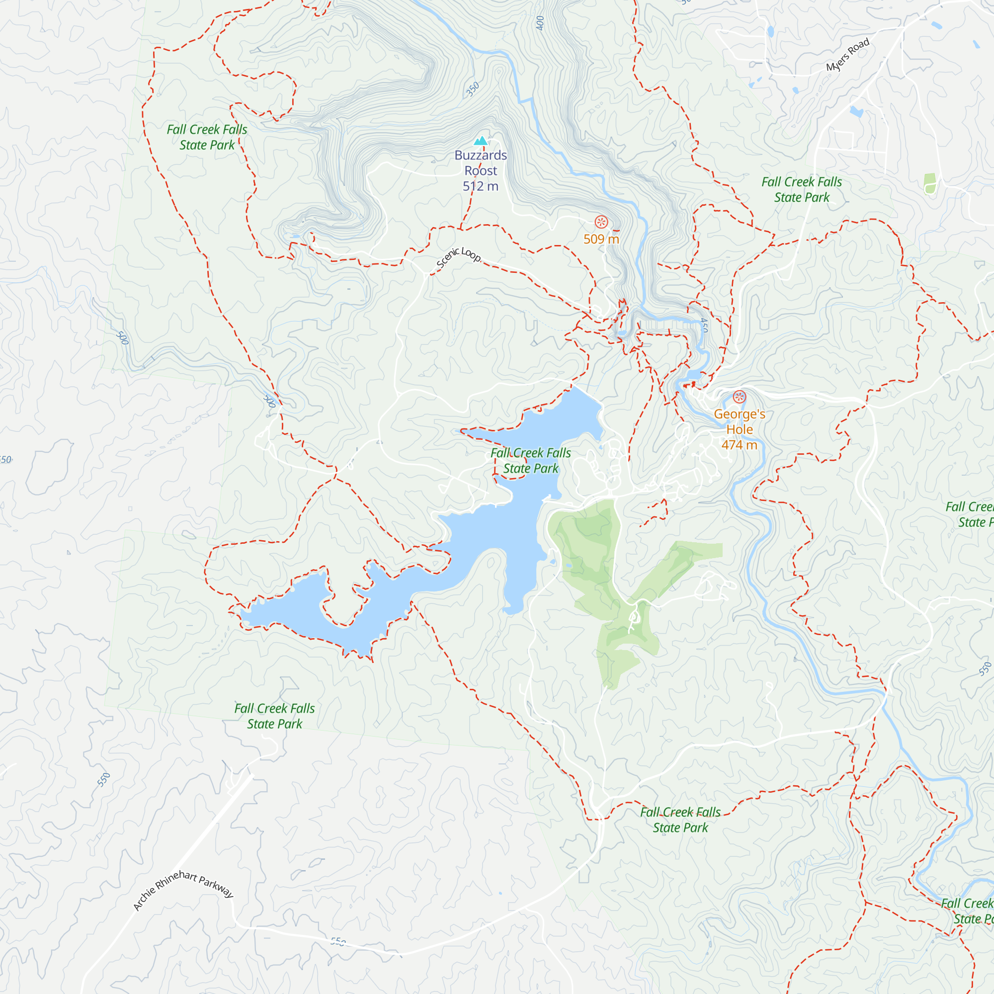 Fall Creek Falls Lodge & Restaurant map