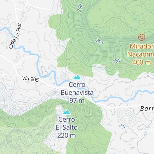 Map of Cerro Buenavista
