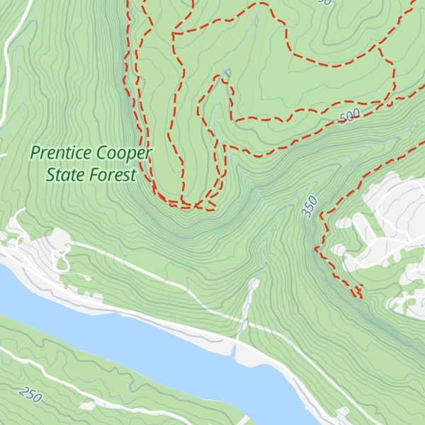 Map of Signal Mountain