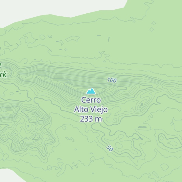 Map of Cerro Alto Viejo