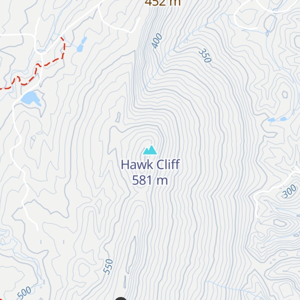 Map of Hawk Cliff