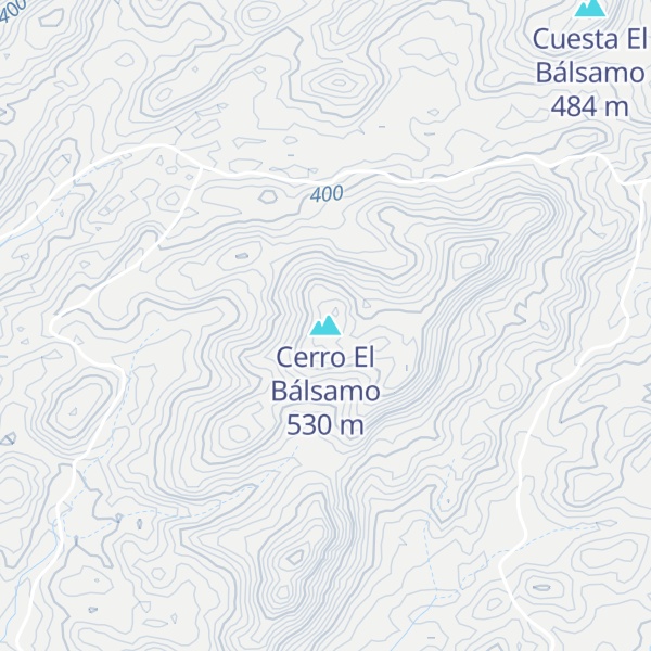 Map of Cerro El Bálsamo
