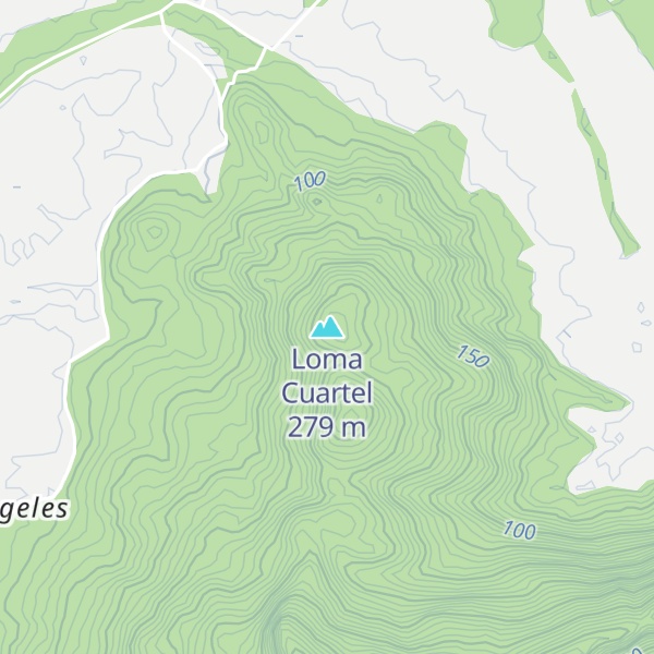 Map of Loma Cuartel