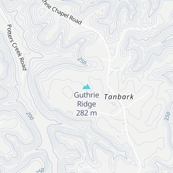 Map of Guthrie Ridge