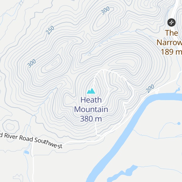 Map of Heath Mountain