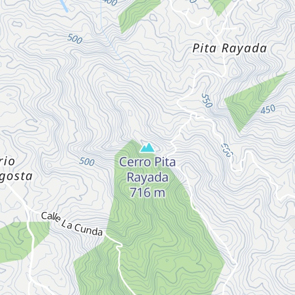 Map of Cerro Pita Rayada