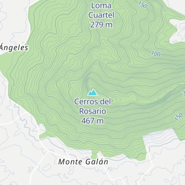 Map of Cerros del Rosario
