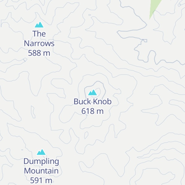 Map of Buck Knob