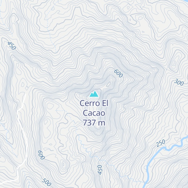 Map of Cerro El Cacao