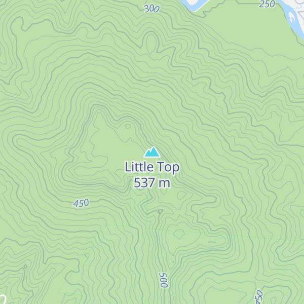 Map of Little Top