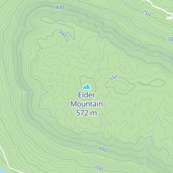 Map of Elder Mountain