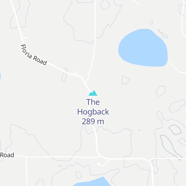 Map of The Hogback
