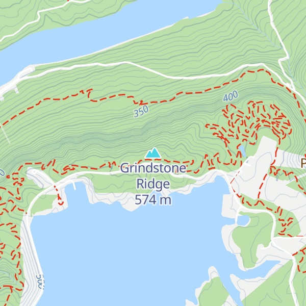 Map of Grindstone Ridge