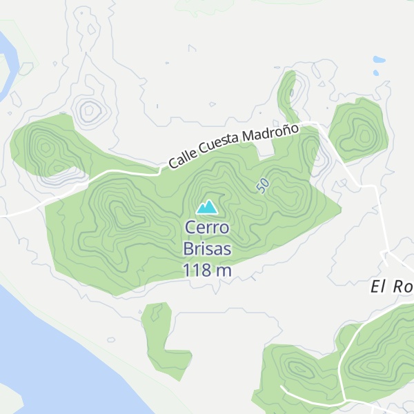Map of Cerro Brisas