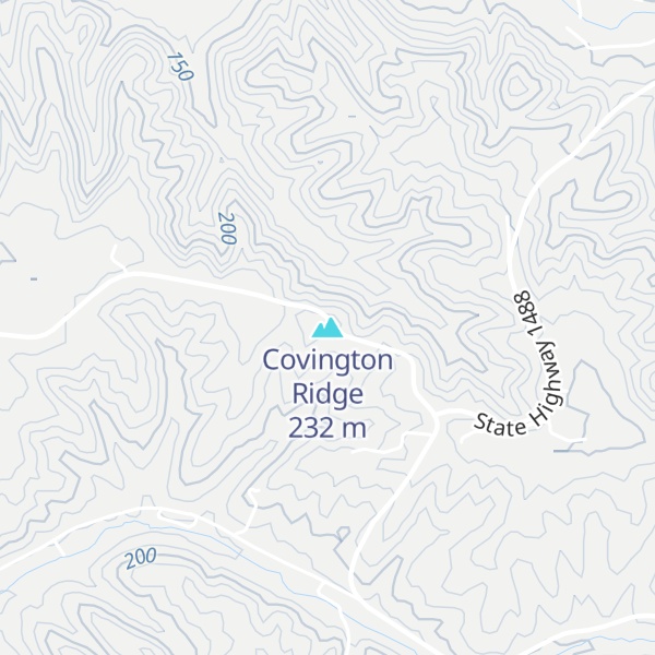 Map of Covington Ridge