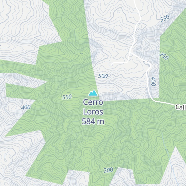 Map of Cerro Loros