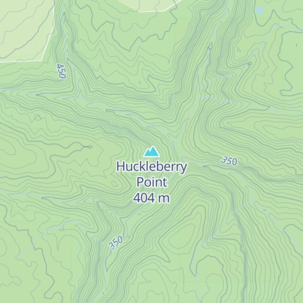 Map of Huckleberry Point