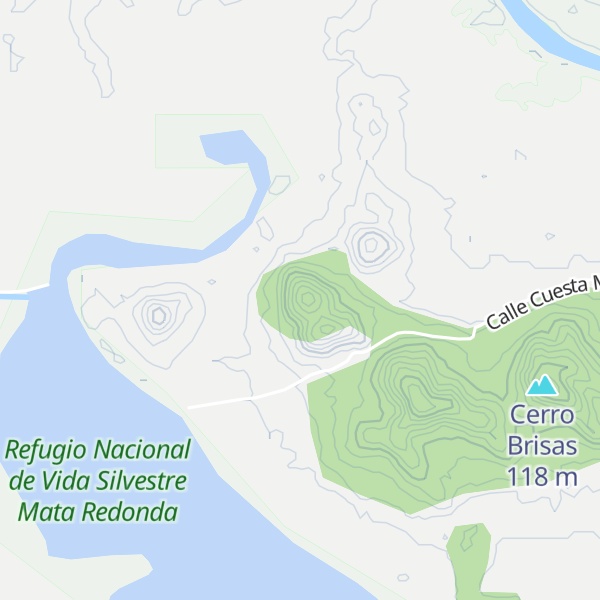 Map of Cerro Divisadero
