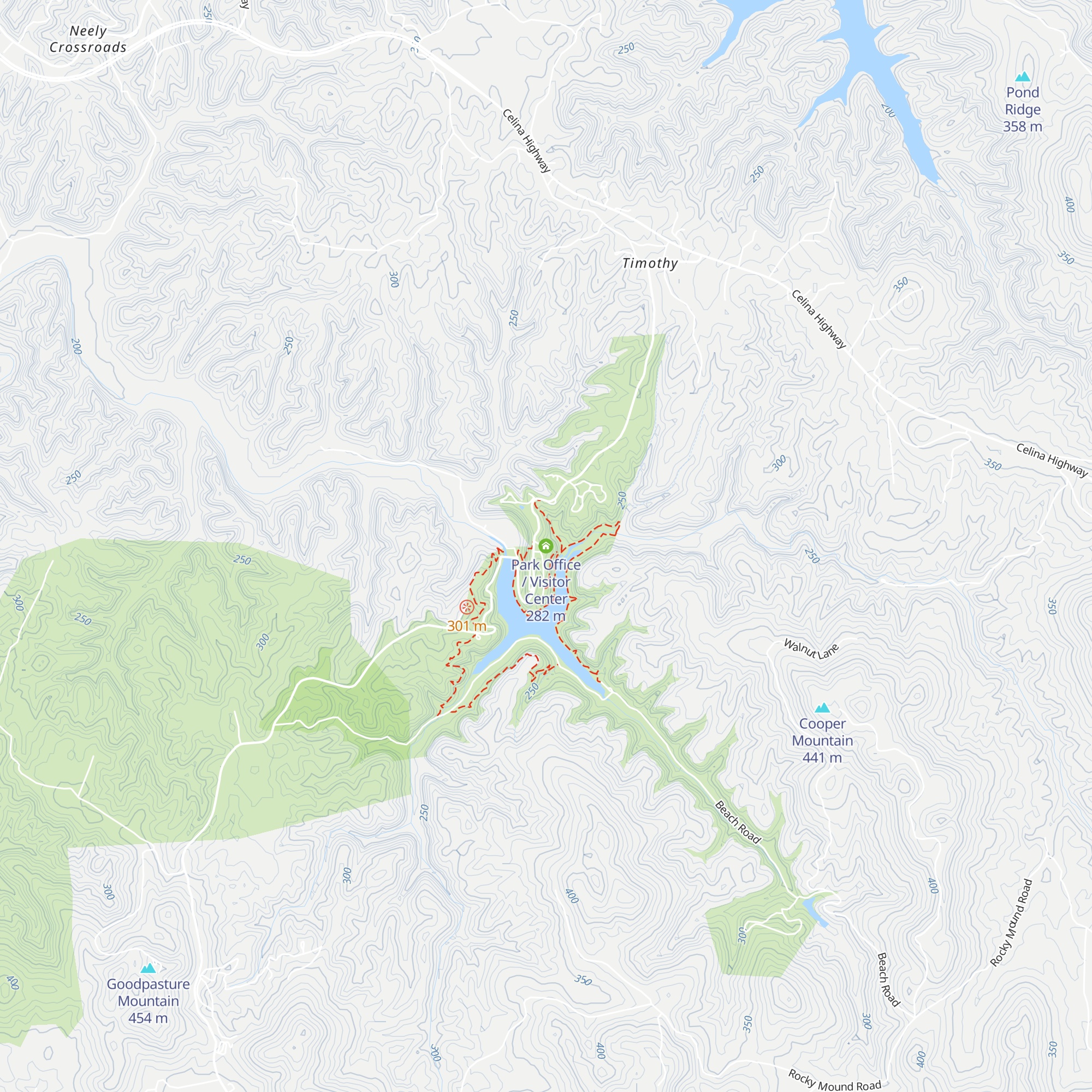 Park Office / Visitor Center map