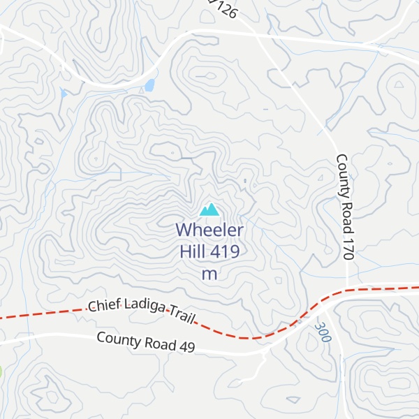 Map of Wheeler Hill
