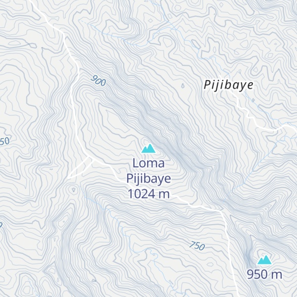 Map of Loma Pijibaye