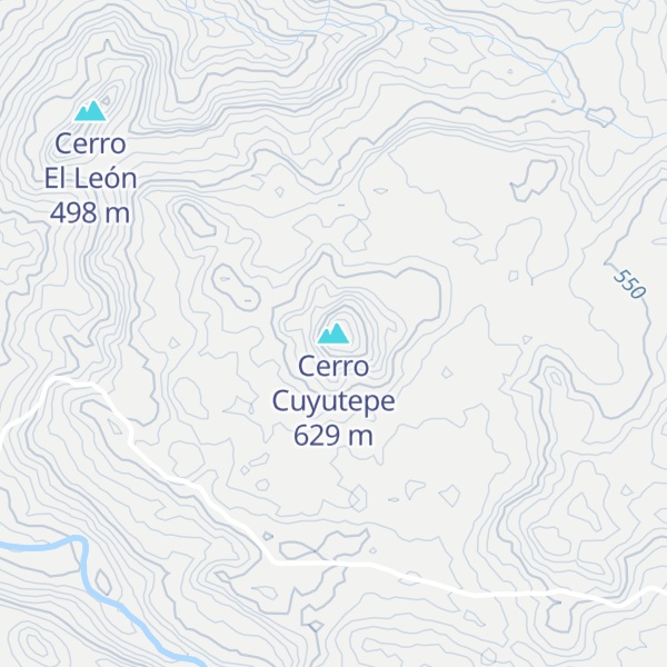 Map of Cerro Cuyutepe
