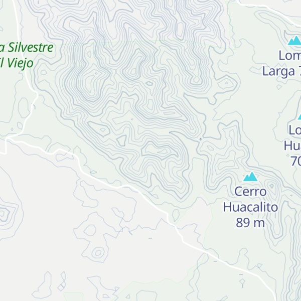 Map of Cerro Pedernales