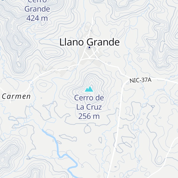 Map of Cerro de La Cruz
