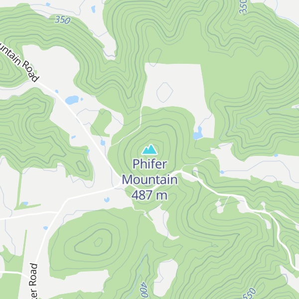 Map of Phifer Mountain