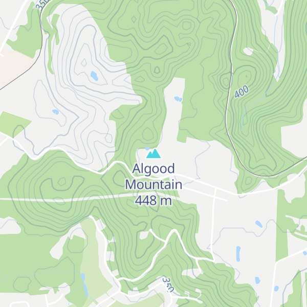 Map of Algood Mountain