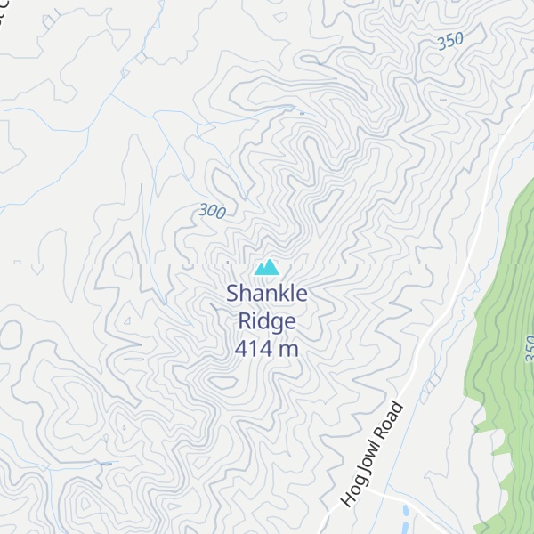 Map of Shankle Ridge