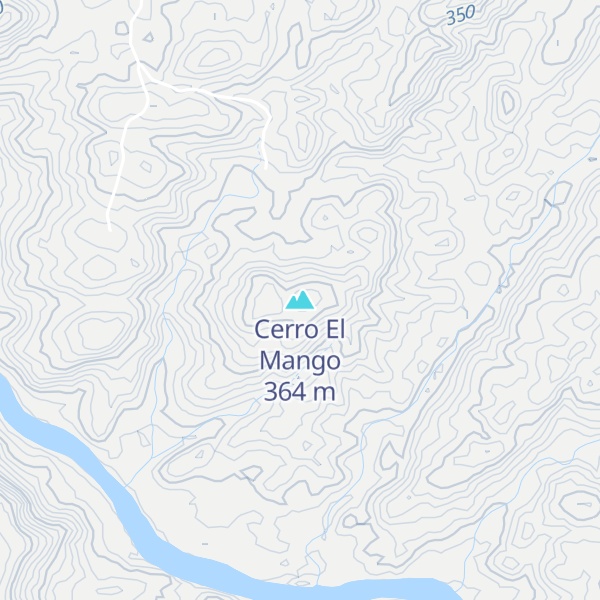Map of Cerro El Mango