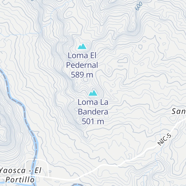 Map of Loma La Bandera