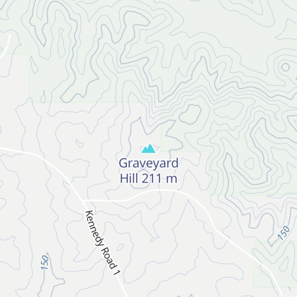 Map of Graveyard Hill