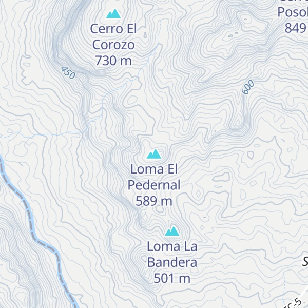 Map of Loma El Pedernal