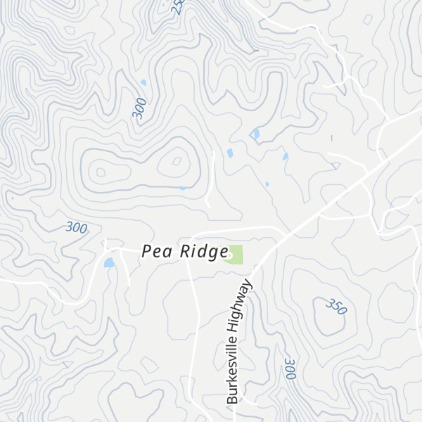 Map of Pea Ridge